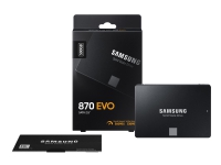 Samsung 870 EVO MZ-77E500B - Solid State Drive - kryptert - 500 GB - intern - 2.5 - SATA 6Gb/s - buffer: 512 MB - 256-bit AES - TCG Opal Encryption
