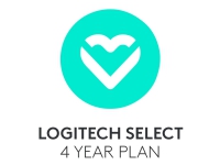 Logitech Select - Utvidet serviceavtale - foreløpige komponentutskiftning - 4 år - på stedet - responstid: 1 forretningsdag - 1 rom