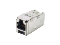 Panduit RJ45 TG-Mini Jack kat 6, Svart, Sølv