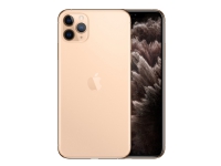 Apple iPhone 11 Pro Max - 4G smartphone - dobbelt-SIM - 256 GB - OLED-display - 6.5 - 2688 x 1242 piksler - 3x bakkamera 12 MP, 12 MP, 12 MP - front camera 12 MP - gull