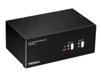 TRENDnet TK-232DV - KVM / lyd / USB-svitsj - 2 x KVM/lyd/USB - 1 lokalbruker - stasjonær