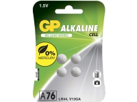 GP A76 - Batteri 4 x LR44 - Alkalisk
