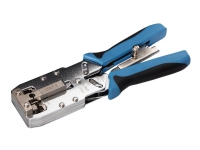 Netrack Modular Crimping Tool RJ45 8p+6p+4p+AMP Cat. 6, Pressure Control - Krampeverktøy