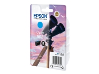 Epson 502 - 3.3 ml - cyan - original - blister - blekkpatron - for Expression Home XP-5100, 5105, 5150, 5155 WorkForce WF-2860, 2865, 2880, 2885