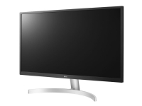 LG 27UL500-W - LED-skjerm - 27 - 3840 x 2160 4K @ 60 Hz - IPS - 300 cd/m² - 1000:1 - HDR10 - 5 ms - 2xHDMI, DisplayPort - matte white back, mattsvart front