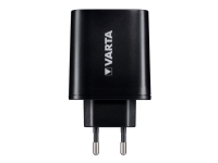 Varta Wall Charger - Strømadapter - 27 watt - 5.4 A - 3 utgangskontakter (2 x USB, USB-C)