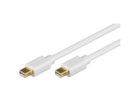 Goobay Mini DP 2m, SB, 2 m, mini DisplayPort, mini DisplayPort, Gull, Hvit, Hankjønn/hankjønn