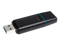Kingston DataTraveler Exodia - USB-flashstasjon - 64 GB - USB 3.2 Gen 1 - svart med blågrønt