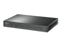 TP-Link TL-SG1210P - Switch - ikke-styrt - 8 x 10/100/1000 (PoE+) + 1 x 10/100/1000 (opplink) + 1 x Gigabit SFP (opplink) - stasjonær - PoE+ (63 W)