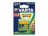 Varta Professional - Batteri 4 x AAA - NiMH - (ladbare) - 1000 mAh