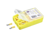TRU COMPONENTS TC-6646636 Klemmeforbindelsesstykker-sortiment 4 mm² 6 mm² Gul 140 stk