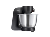 Bosch Køkkenmaskine MUM59M55 1000 W - Sort / sølv - 3,9 L, Rustfrit stål