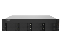 QNAP TS-832PXU-RP, NAS, Rack (2U), Annapurna Labs, AL324, 24 TB, Aluminium, Sort