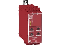 Sikkerhedsrelæ XPSUAT33A3AC Schneider Electric 3 x afbryder, 3 x afbryder, 1 x brydekontakt (B x H x T) 45 x 100 x 120 mm LED-display 1 stk