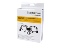 StarTech.com 2 Port USB VGA Cable KVM Switch - USB Powered with Remote Switch - KVM with VGA - Dual Port VGA KVM Switch (SV211USB) - KVM-svitsj - 2 x KVM port(s) - 1 lokalbruker - stasjonær