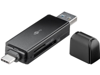 Goobay Goobay Card reader for reading MicroSD & SD memory card formats via USB-C & USB A