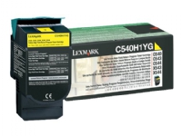Lexmark - Høy ytelse - gul - original - tonerpatron LCCP, LRP - for Lexmark C540, C543, C544, C546, X543, X544, X546, X548
