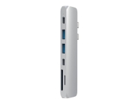 Satechi Aluminum Type-C Pro Hub Adapter - Dokkingstasjon - USB-C / Thunderbolt 3 - HDMI