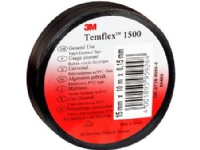 3M Electrical insulating tape Temflex 1500 black 19mm x 20m (DE272951091)