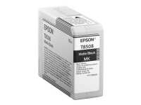Epson T8508 - 80 ml - matt svart - original - blekkpatron - for SureColor P800, P800 Designer Edition, SC-P800