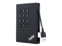 Lenovo ThinkPad USB 3.0 Secure - Harddisk - 1 TB - ekstern (bærbar) - USB 3.0 - 5400 rpm - CRU - for ThinkCentre M80t Gen 3 ThinkCentre neo 50 ThinkPad T14s Gen 3 V50t Gen 2-13