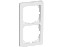 LAURITZ KNUDSEN FUGA® ramme Baseline 63 2 modul, hvid.