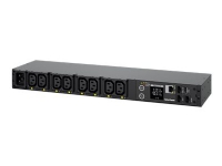 CyberPower Switched Series PDU41005 - Strømfordelerenhet (kan monteres i rack) - AC 100-240 V - enkeltfase - Ethernet, serial - inngang: IEC 60320 C20 - utgangskontakter: 8 (IEC 60320 C13) - 1U - 3.05 m cord - svart