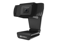 Sandberg USB Webcam - indbygget stereomikrofon - USB 2.0 - perfekt til onlinemøder
