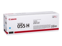 Canon 055 H - Høykapasitets - cyan - original - tonerpatron - for imageCLASS LBP664, MF745 i-SENSYS LBP663, LBP664, MF742, MF744, MF746 Satera LBP662