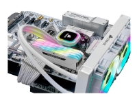 CORSAIR Vengeance RGB PRO SL - DDR4 - sett - 32 GB: 4 x 8 GB - DIMM 288-pin - 3200 MHz / PC4-25600 - CL16 - 1.35 V - ikke-bufret - ikke-ECC - hvit