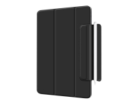 eSTUFF Magnet case - Skjermdeksel for nettbrett - termoplast-polyuretan (TPU) - svart - 12.9 - for Apple 12.9-inch iPad Pro (4. generasjon)