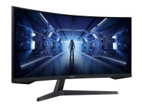 Samsung Odyssey G5 C34G55TWWR - G55T Series - LED-skærm - kurvet - 34 - 3440 x 1440 Ultra WQHD @ 165 Hz - VA - 250 cd/m² - 2500:1 - HDR10 - 1 ms - HDMI, DisplayPort - Sort
