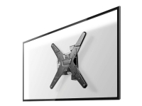 Nedis Premium-line TVWM5530BK - Brakett - for TV (full-motion) - aluminium, stål - svart, sølv - skjermstørrelse: 26-42 - veggmonterbar