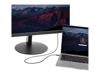 StarTech.com 20Gbps Thunderbolt 3 Cable - 3.3ft/1m - Black - 4k 60Hz - Certified TB3 USB-C to USB-C Charger Cord w/ 100W Power Delivery (TBLT3MM1M) - Thunderbolt-kabel - USB-C (hann) til USB-C (hann) - Thunderbolt 3 / USB / DisplayPort - 1 m - svart