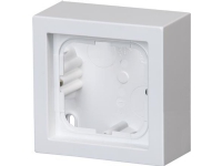 ABB Impressivo Underlag 1 modul, hvid højglans (RAL9016) integreret ramme, dybde 26mm (ikke til dybe enheder, som f.eks lysdæmper)