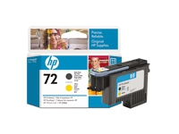 HP 72 - Gul, matt svart - skriverhode - for DesignJet HD Pro MFP, SD Pro MFP, T1100, T1120, T1200, T1300, T2300, T770, T790, T795