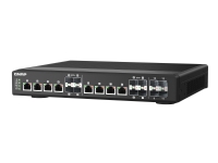 QNAP QSW-IM1200-8C - Switch - Styrt - 4 x 10 Gigabit SFP+ + 8 x combo 10 Gigabit SFP+/RJ-45 - rackmonterbar - DC-strøm