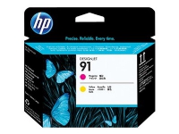 HP 91 - Gul, magenta - skriverhode - for DesignJet Z6100, Z6100ps