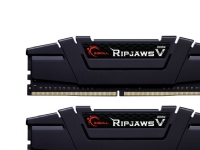 G.Skill Ripjaws V - DDR4 - sett - 32 GB: 2 x 16 GB - DIMM 288-pin - 3600 MHz / PC4-28800 - CL14 - 1.45 V - ikke-bufret - ikke-ECC - klassisk svart
