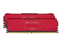 Ballistix - DDR4 - sett - 32 GB: 2 x 16 GB - DIMM 288-pin - 3600 MHz / PC4-28800 - CL16 - 1.35 V - ikke-bufret - ikke-ECC - rød