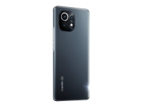 Xiaomi MI 11 - 5G smarttelefon - dobbelt-SIM - RAM 8 GB / 256 GB - OLED-display - 6.81 - 3200 x 1440 piksler (120 Hz) - 3x bakkamera 108 MP, 13 MP, 5 MP - front camera 20 MP - nattegrå