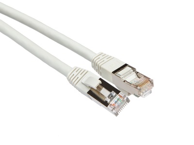 Nettverkskabel Cat6a grå 1,5m
