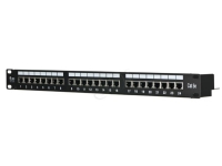 A-LAN Patchpanel FTP 24 ports cat.5e full - PK006