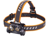 Fenix HM65R, Hodebåndslommelykt, Svart, Oransje, 2 m, IP68, 50 lm, 1000 lm