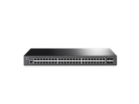 TP-Link JetStream T2600G-52TS - Switch - Styrt - 48 x 10/100/1000 + 4 x Gigabit SFP - rackmonterbar