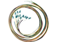 Pigtail LC 9/125 OS2 G657A1, Easy strip, 2,0 meter, pakke med 12 stk. pigtail i forskellige farver