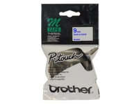 Brother M-K223 - Blått på hvitt - Rull (0,9 cm x 8 m) skriverteip - for P-Touch PT-55, PT-65, PT-70, PT-80, PT-90, PT-BB4, PT-M95