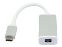 MicroConnect - Ekstern videoadapter - USB-C 3.1 - Mini DisplayPort - hvit