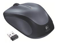 Logitech M235 - Mus - optisk - trådløs - 2.4 GHz - USB trådløs mottaker - grå