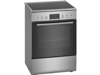 Bosch Serie | 4 HKR39C250 - Komfyr - frittstående - bredde: 60 cm - dybde: 60 cm - høyde: 85 cm - med selvrens - rustfritt stål